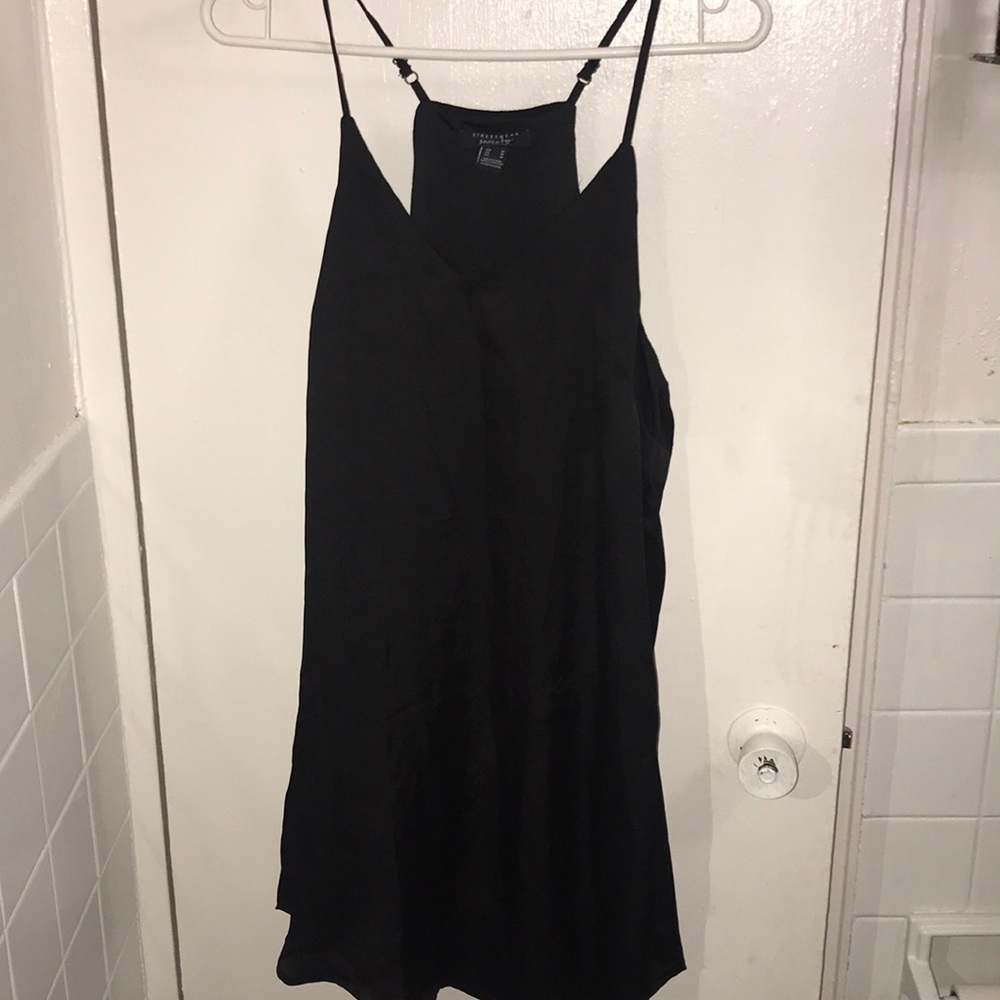 Black Silk dress!